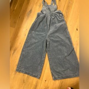 BiBi corduroy blue wide leg, overalls M